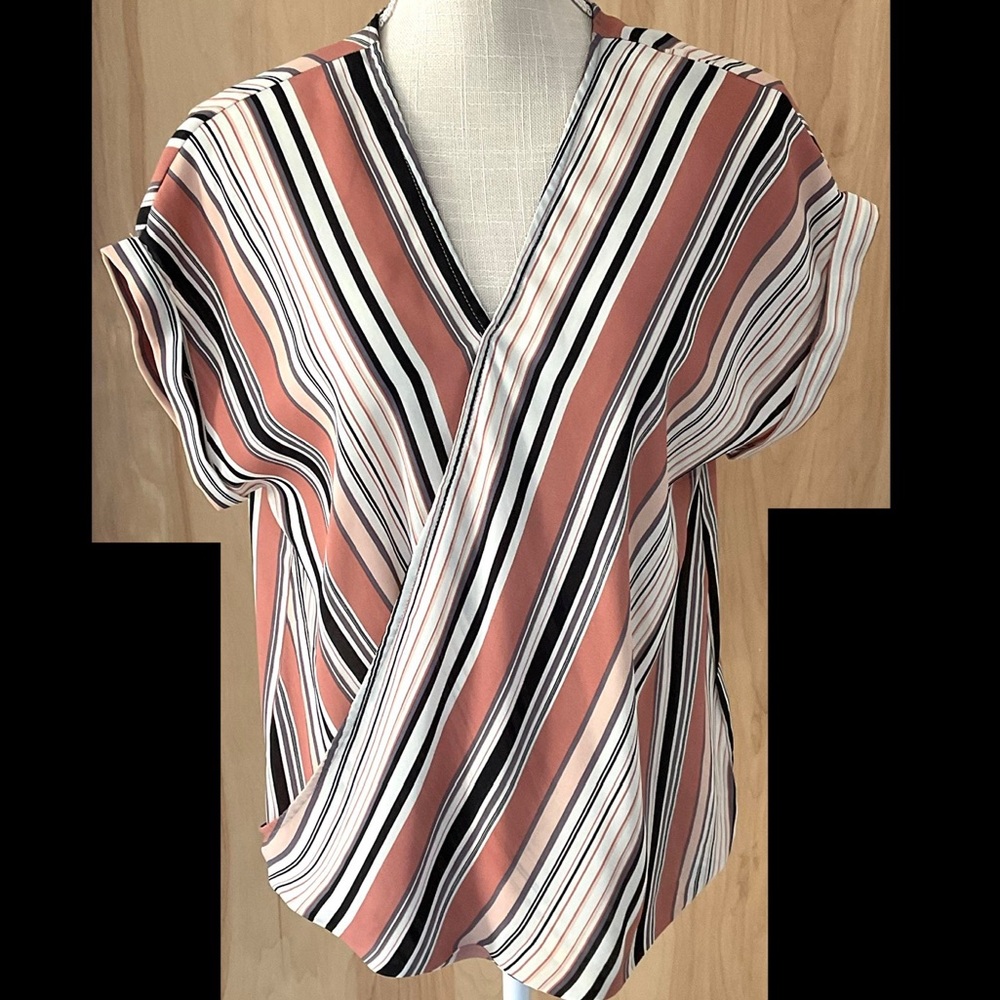 W5 Striped Blouse - EUC